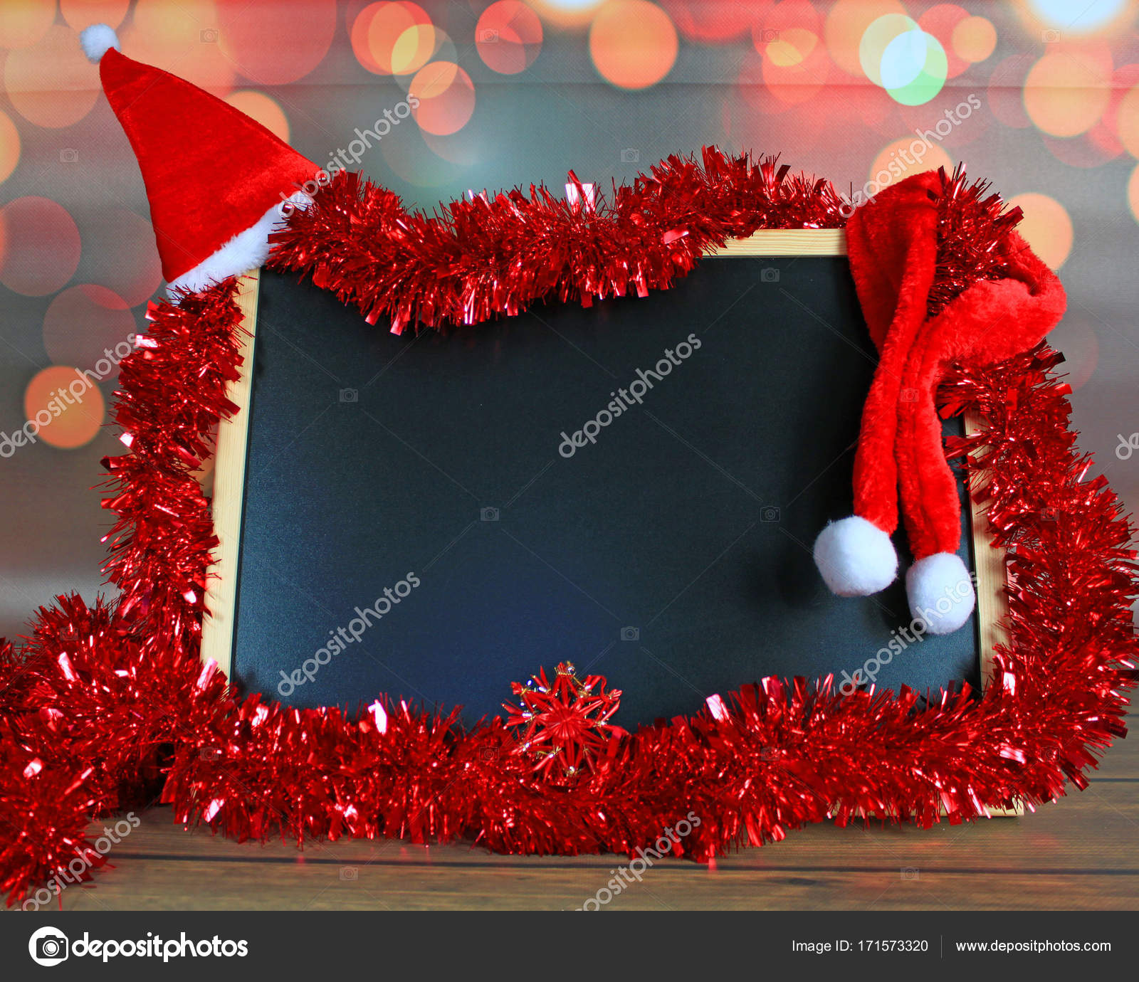 New Year Decoration School Desk Board Education Concept Stock