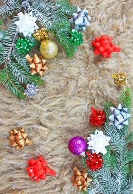 Noel çerçeve. boş alan.