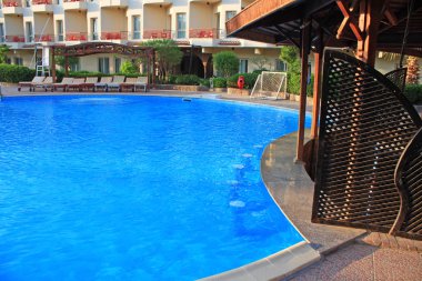 Sabah, Mısır Hurghada'da resort görünümünü