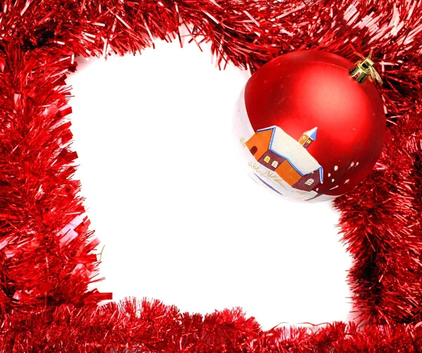 Decoração Natal Moldura Natal — Fotografia de Stock