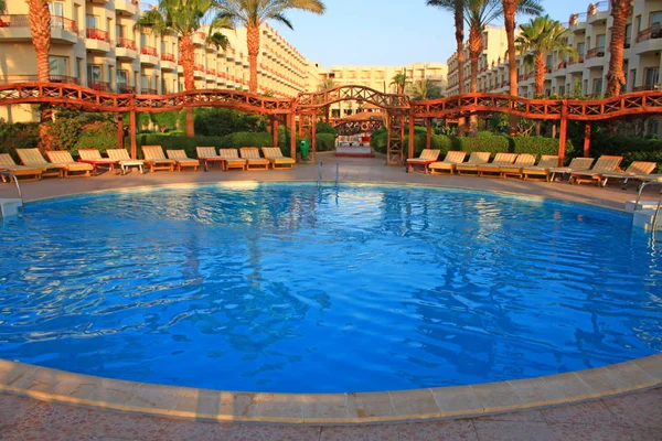 Vista Del Resort Hurghada Mattino Egitto — Foto Stock