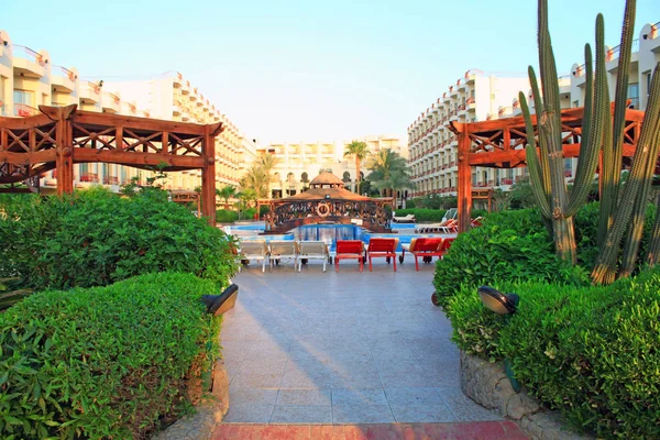 Sabah, Mısır Hurghada'da resort görünümünü