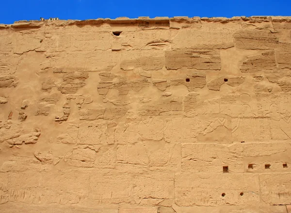 Templo Karnak Marcos Antigos Egito Luxor — Fotografia de Stock