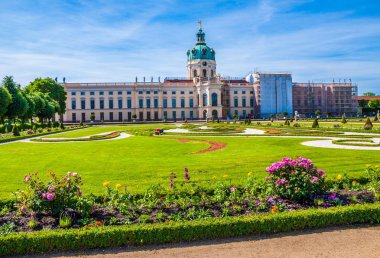 Charlottenburg Palace, vintage tarzı, ünlü turizm, Berlin, Almanya