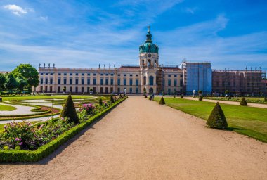 Charlottenburg Palace, vintage tarzı, ünlü turizm, Berlin, Almanya