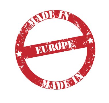 Beyaz arka plan üzerinde izole Avrupa renkli pul