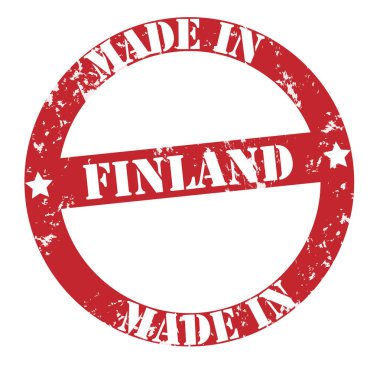 Beyaz arka plan üzerinde izole Finlandiya renkli pul