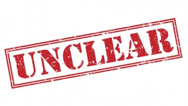 Beyaz arka plan üzerinde izole belirsiz kırmızı pul