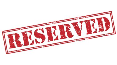 Beyaz arka plan üzerinde izole ayrılmış kırmızı pul