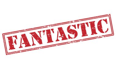 Beyaz arka plan üzerinde izole fantastik kırmızı pul