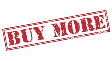 Beyaz arka plan üzerinde izole daha kırmızı pul satın