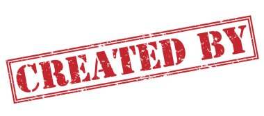 Beyaz arka plan üzerinde izole kırmızı damgası tarafından oluşturulmuş