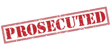 beyaz zemin üzerine kırmızı pul dava