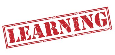 beyaz zemin üzerine kırmızı pul öğrenme