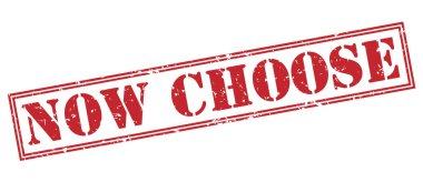 Şimdi beyaz arka plan üzerinde izole kırmızı damga seçin