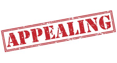 Beyaz arka plan üzerinde izole çekici kırmızı pul