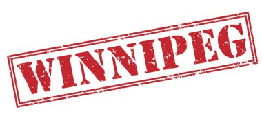 Beyaz arka plan üzerinde izole çekici kırmızı pul