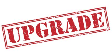 Beyaz arka plan üzerinde izole kırmızı pul yükseltme