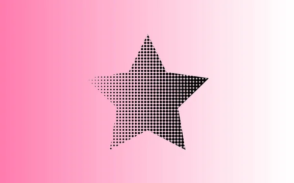 Renkli Arka Plan Üzerinde Yıldız Şekli — Stok fotoğraf