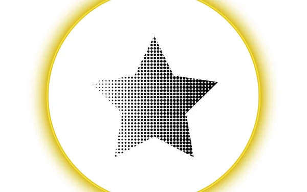 Beyaz Arka Plan Üzerinde Yıldız Şekli — Stok fotoğraf