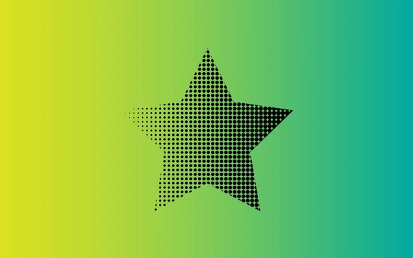 star shape on colorful abstract background