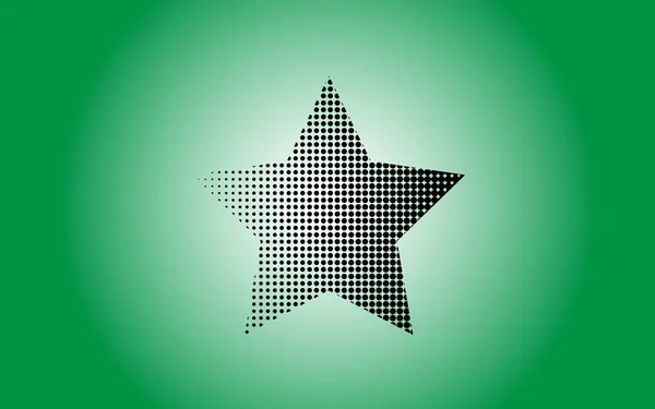 Sternform Auf Farbenfrohem Abstrakten Hintergrund — Stockfoto