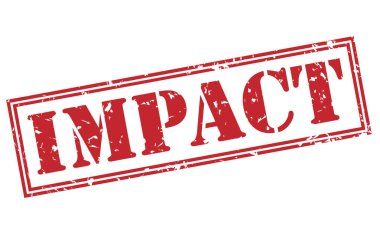 Beyaz arka plan üzerinde izole etkisi kırmızı pul