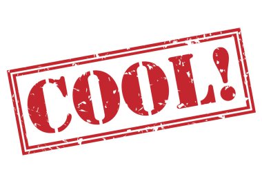 harika! Beyaz arka plan üzerinde izole kırmızı pul