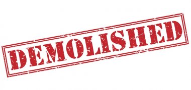 Beyaz arka plan üzerinde izole kırmızı pul yıkıldı