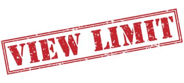 Beyaz arka plan üzerinde izole görünümü sınırı kırmızı pul