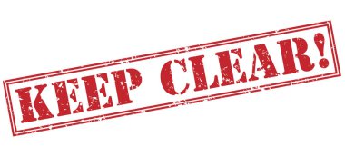 Açık kırmızı pul beyaz arka plan üzerinde izole tutmak