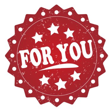 Sen kırmızı grunge kaşe beyaz arka plan üzerinde