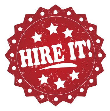 Burada beyaz zemin üzerine kırmızı pul