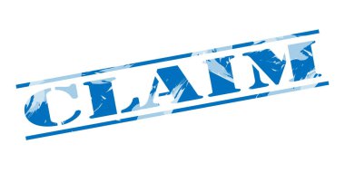 beyaz zemin üzerine mavi pul iddia 