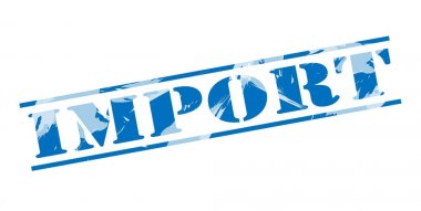 beyaz zemin üzerine mavi pul almak 