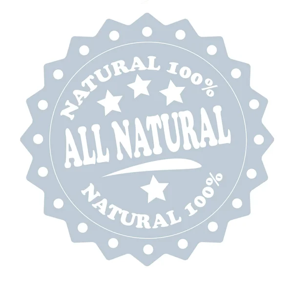 Alle Natuurlijke Kleurrijke Stempel Witte Achtergrond — Stockfoto