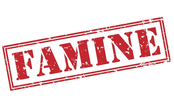 Beyaz arka plan üzerinde izole kıtlık kırmızı pul