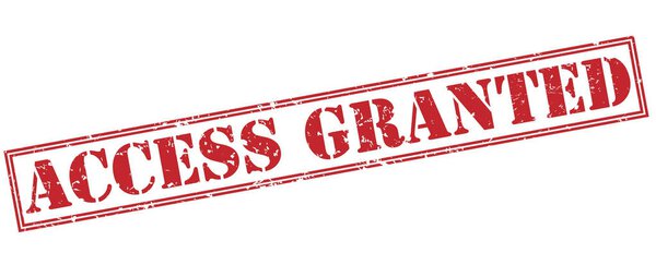 красный штамп, выделенный на белом фоне
