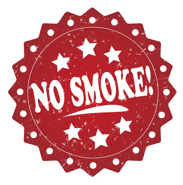 Δεν Καπνίζουν Κόκκινο Grunge Σφραγίδα Λευκό Φόντο — Φωτογραφία Αρχείου