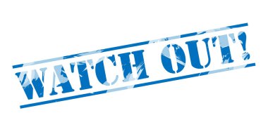 dikkat et! beyaz zemin üzerine mavi pul