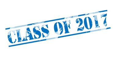 2017 mavi pul beyaz zemin üzerine sınıfı