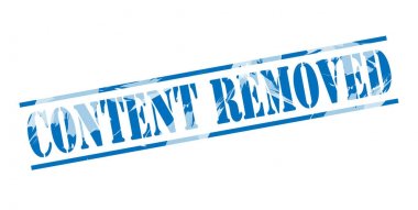 beyaz zemin üzerine mavi pul içerik kaldırıldı