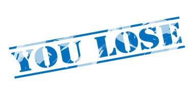 beyaz zemin üzerine mavi pul kaybetmek