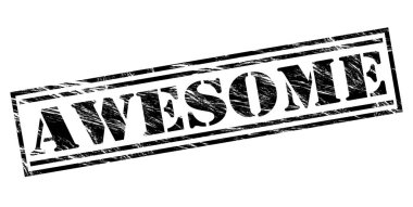 Beyaz arka plan üzerinde harika siyah pul