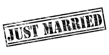 Beyaz arka plan üzerinde sadece evli siyah pul 