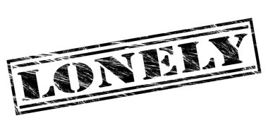 Beyaz arka plan üzerinde yalnız siyah pul 