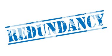 Beyaz arka plan üzerinde artıklık mavi pul