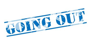 beyaz zemin üzerine mavi pul gidiyor