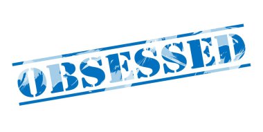 beyaz zemin üzerine mavi pul takıntılı