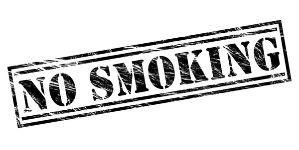 Κανένα Γραμματόσημο Κάπνισμα Μαύρο Που Απομονώνονται Λευκό Φόντο — Φωτογραφία Αρχείου